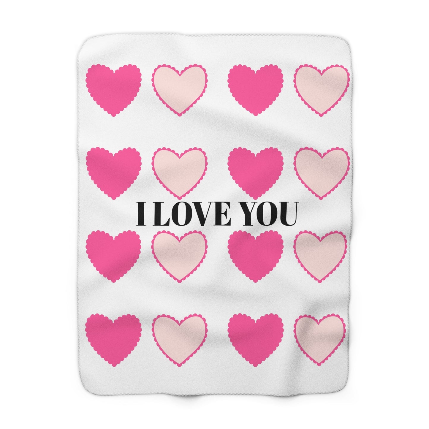 Sherpa Fleece Blanket- I Love My Girlfriend - Best Valentines Day Gift